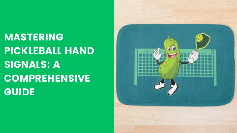 Mastering Pickleball Hand Signals